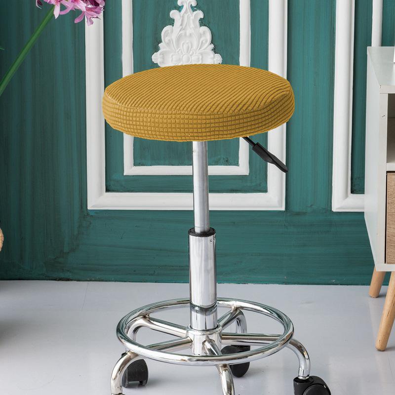 Elastischer Runder Dreh- & Barhocker Stuhlbezug