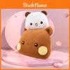 Adorable Almohada de Peluche de Oso Bubu Suave Animal para Abrazar Cojín Para Decoración del Hogar