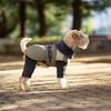 Warme Winter Hundejacke mit hohem Kragen, schmal geschnitten, mit Fleece gefüttert, Haustier-Oberbekleidung für die kalte Jahreszeit