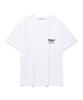 Kimseupeulesikoteunmakes Mini Bomb Line Logo T-Shirt White