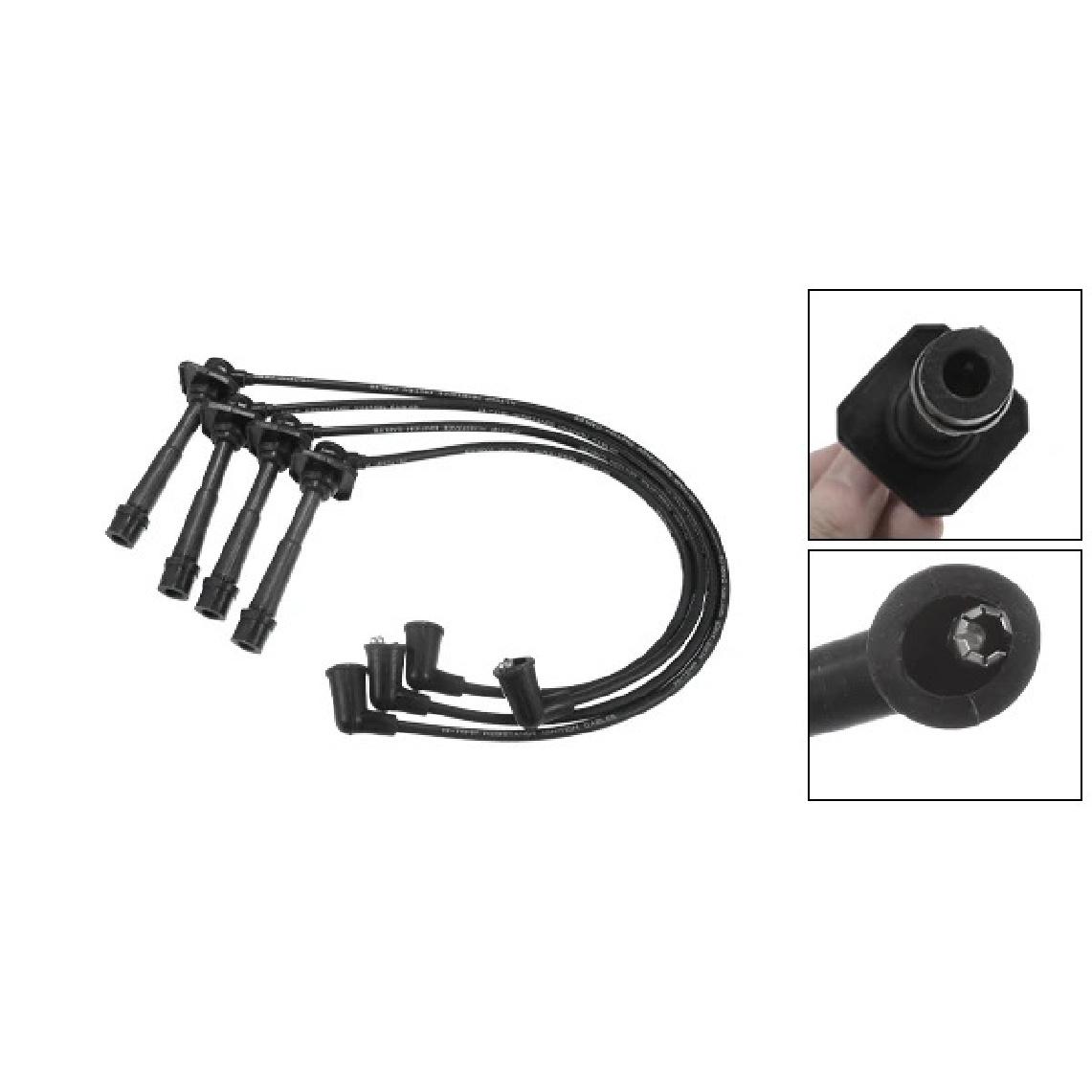 UXCELL 4pcs Spark Plug Wire Ignition Coil Cable No.FP1318140B for Mazda 626 IV 92-97 1 set