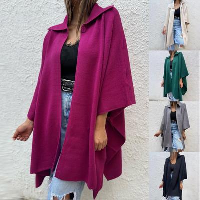 Γυναικεία Μπουφάν Φθινοπωρινά Casual Αντιανεμικό Μανδύας Μπουφάν Εξωτερικά Ρούχα Casual Μπουφάν Μανδύας