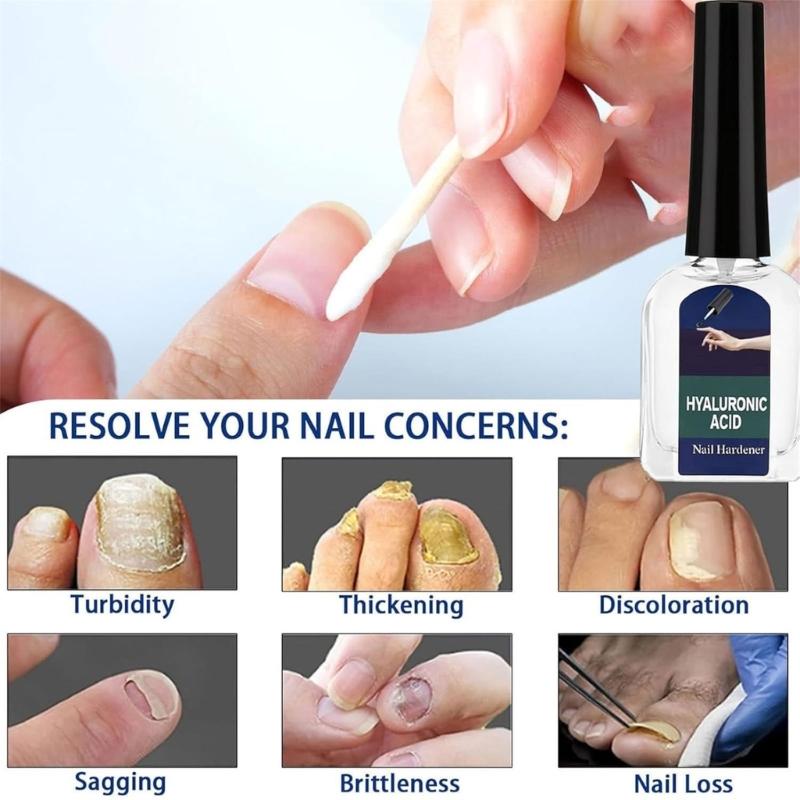 Posílení slabých nehtů 10 ml Revitalizační tekutina na kůžičku s kyselinou hyaluronovou + keratinem + vápníkem Hydratační péče o nehty