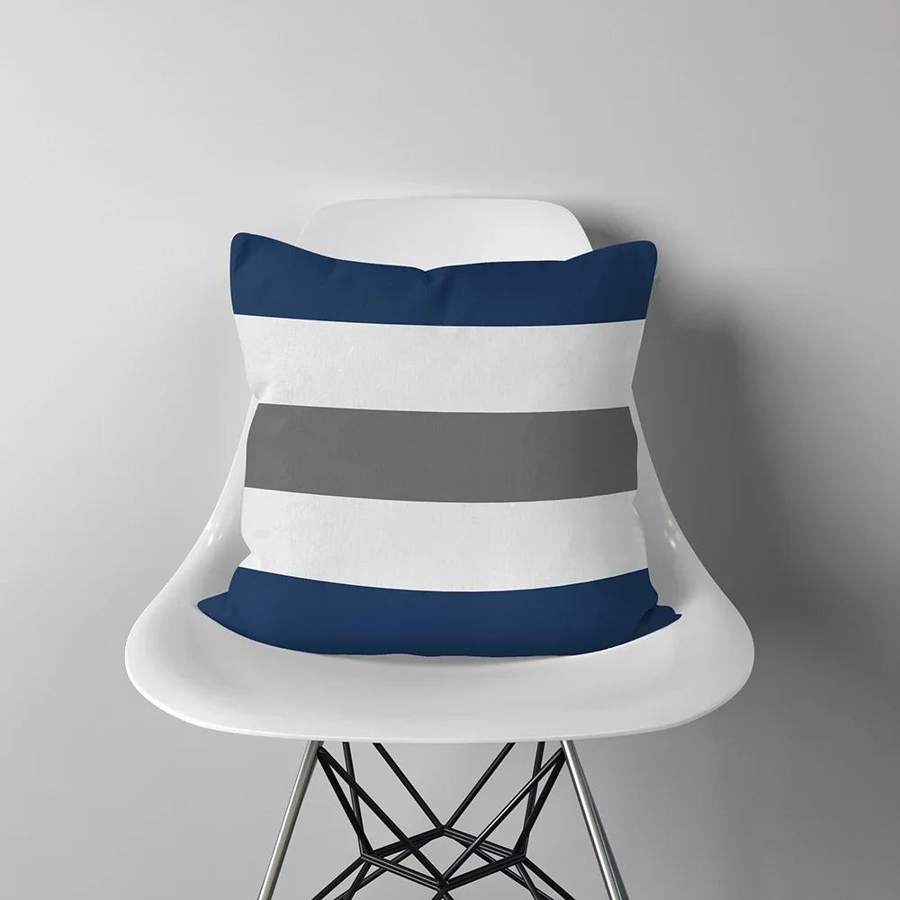 

Декор для дома Любовь Синяя полоса Принт Искусство Наволочка Мягкий полиэстер Наволочка Спальня Автомобиль Фунда Де Альмохада 66x66cm жёлтый