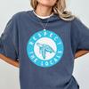 Respect the Locals Sea Turtle Comfort Colors Tee, Ocean Lover Gift