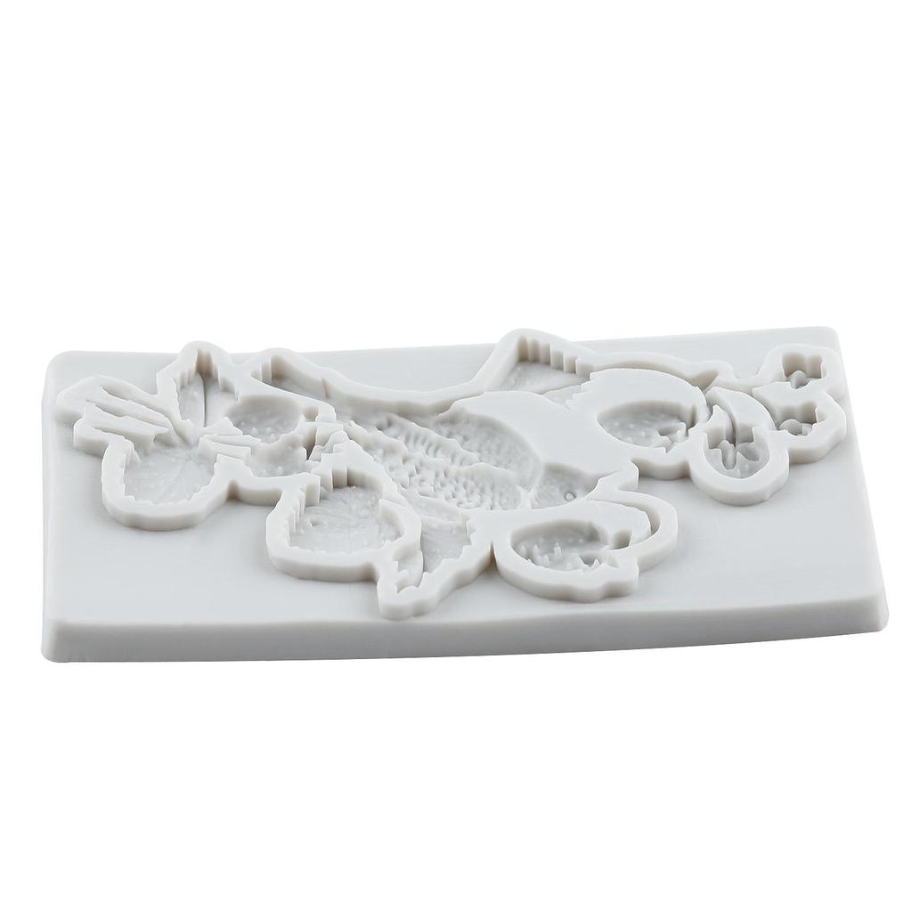 Vogel Silikonform Erdbeere Fondantformen Kuchen Dekorationswerkzeuge Cupcake Topper Süßigkeiten Harz Ton Schokolade Gumpaste Form