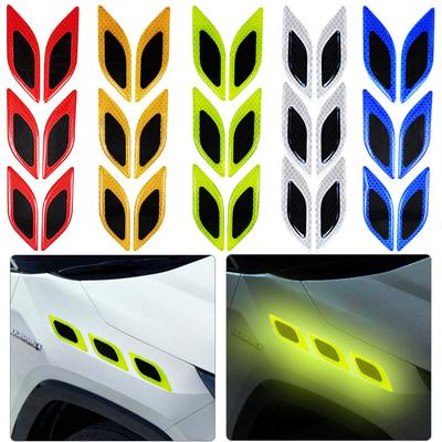 Anti Collision Reflective Sticker for Car Universal Car Reflector Sticker Wheel Sticker Car Trunk Reflective Sticker