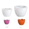 Flexible Leaf Design Candle Cup Jar Mold Jewelry Box Molds Silicone Texture for Resin Crafting Craft and Home Decoration