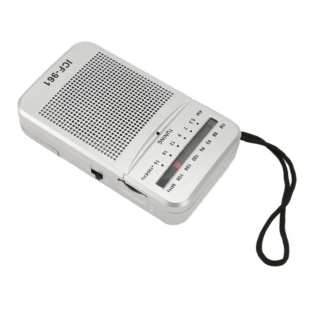 AM FM Radio Professional High Sensitivity MP3 WMA WAV Formats Vintage Mini Pocket Radio for Outdoor Travel Home