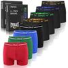 Men’s Boxer Briefs 8-Pack, Cotton Underwear, Assorted Colors, Logo Waistband