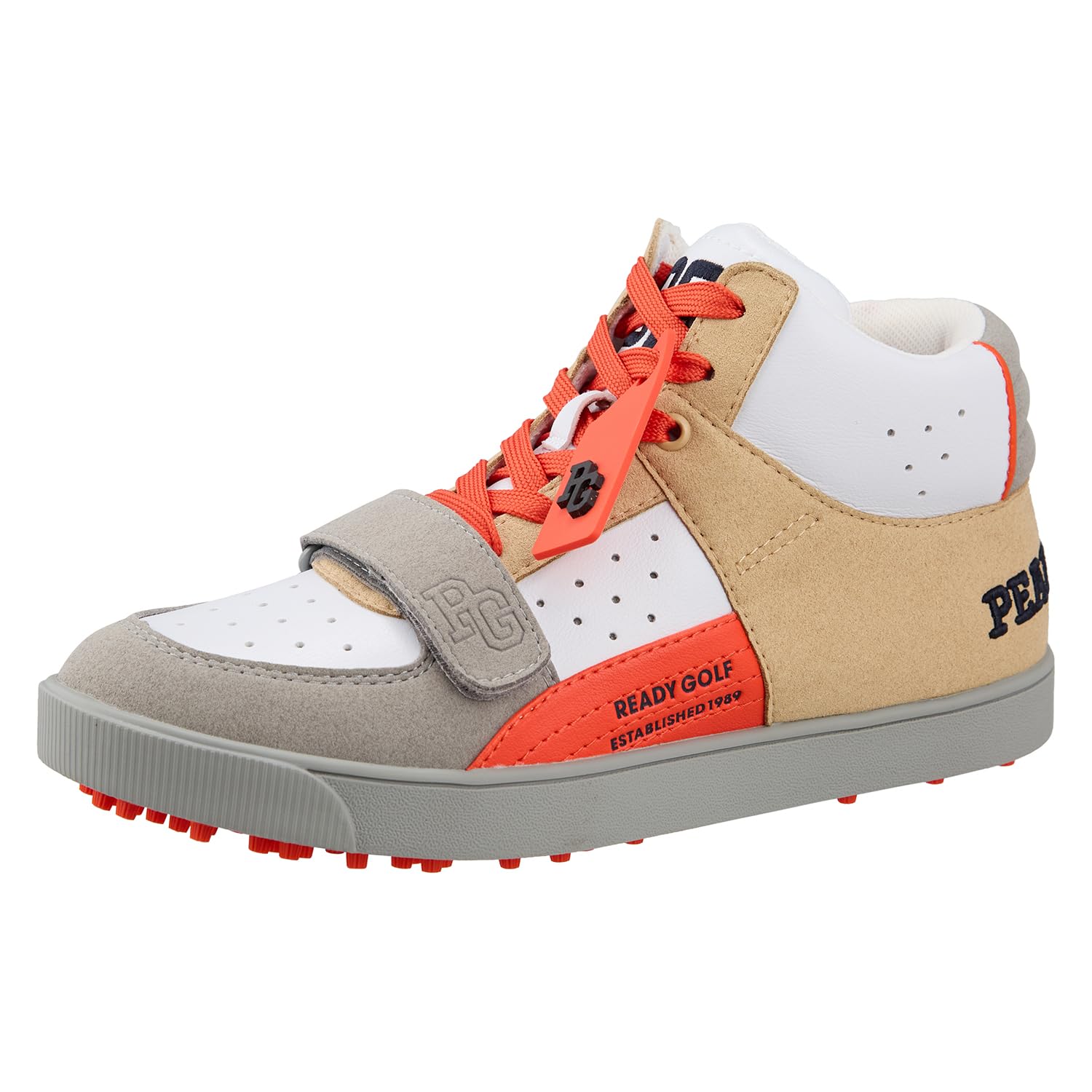 

Golf Shoes Golf Shoes Multi [PEARLY GATES] Women s [likeBasketball Series] (Spikeless Mid-Cut) / / 053-4292602 021_Orange 23.5cm