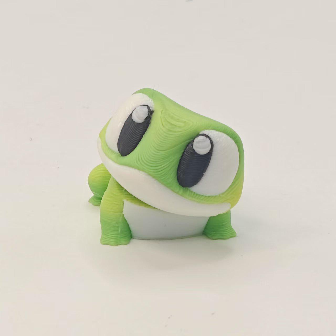 3D-печатная шарнирная игрушка-лягушка - Реалистичная подвижная модель питомца