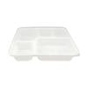 Disposable 5-Compartment Meal Box