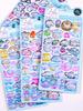 3D Embossed Stickers, Children'S Cartoon Stickers, Sanrio Water Decals, Cute Water Shaker Stickers, Suitable For Phone Cases And