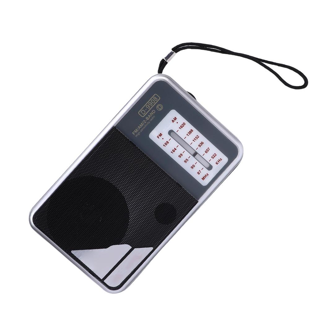 Portable AM FM Radio Battery Operated USB Powered Seniors Radio with Semiconductor for Indoor Outdoor Travel