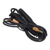 Headphone Male to Male AUX Coiled Cord Headset 3.5mm Audio Spring Cable Replacement