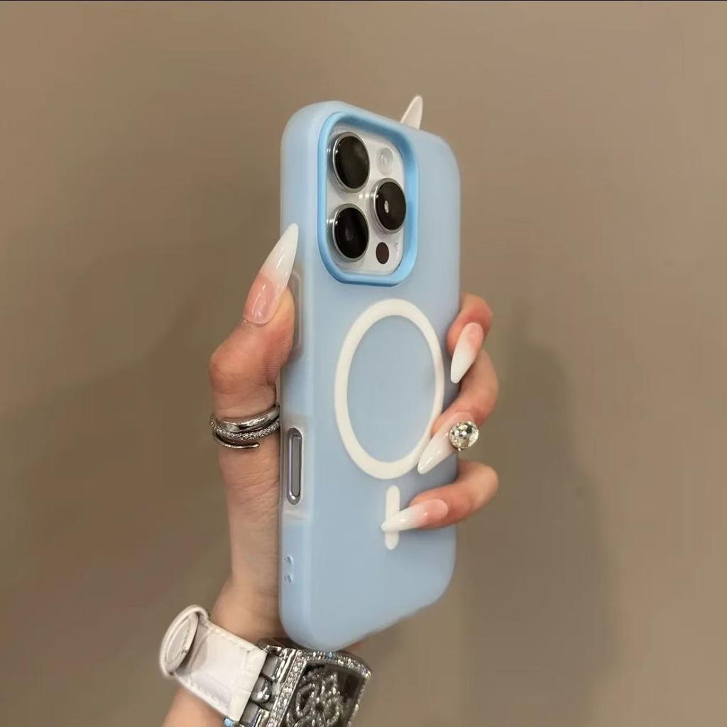 Luxury Candy Magsafe Wireless Charge Matte Phone Case For Samsung Galaxy S25 Plus S24 FE S23 S22 Ultra 5G Magnetic Bumper Cover