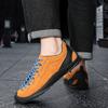 Herren Wanderschuhe für draußen Britischer Stil Leder Niedrig geschnittene Sneaker Bequeme Paare Wandern Reisen Multifunktionale Freizeitschuhe