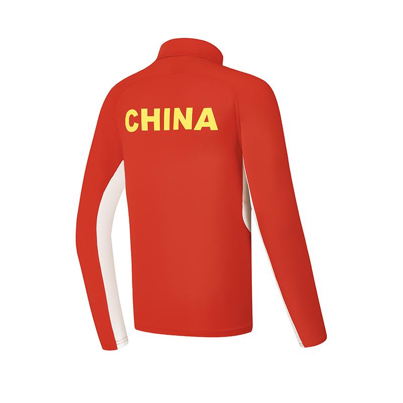 New FILA Polo Shirts Men's National Flag Red Logo Standard Color A11M431206FRD