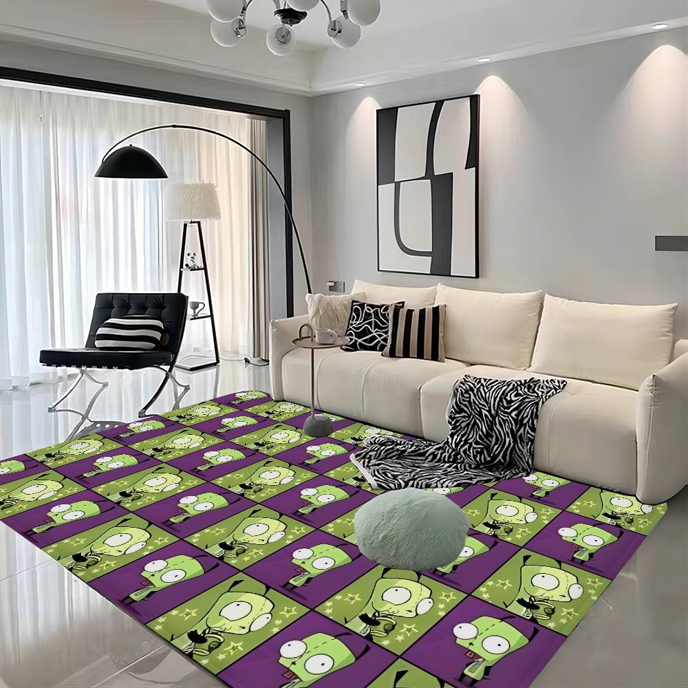 I-Invader Z-Zim Cartoon Floor Mat Nordic Style Home Doormat Bathroom-Toilet Mats Bedroom Hotel Decor Mat