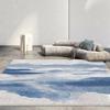 Nordic Abstract Carpet Living Room Rendering Decoration Sofa Blue Large Area Rugs Outdoor Active Non-slip Mat Customizable