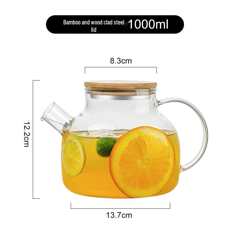Handmade High Borosilicate Glass Pitcher & Teapot