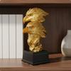 DoubleHeaded Statue Vintage American Design Resin Sculpture Artistic