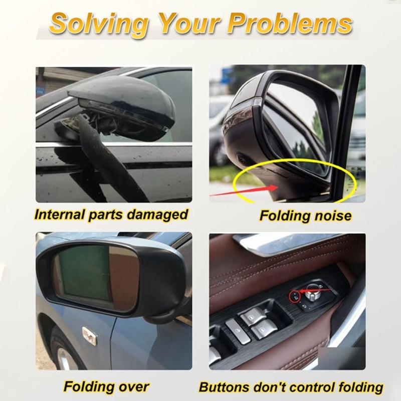 Car Side Rearview Mirror Folding Motor Actuator Assembly For VW Sharan For Seat Alhambra MK2 Leon III For Skoda Octavia III Yeti