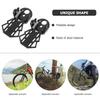 iplusmile Bicycle Step Hub Step Bicycle Peg Folding Two-Seater (Black)