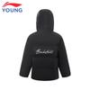 Li-Ning Boys' Water-Resistant 85% Duck Down Short Warm Jacket