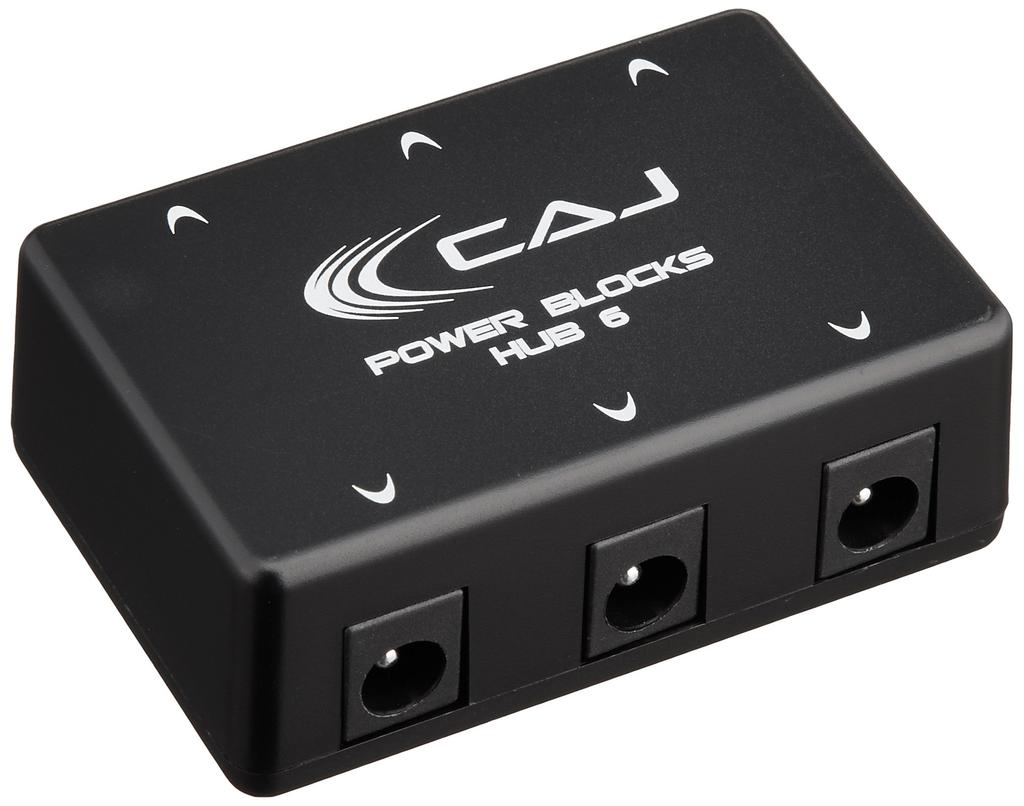 CAJ Custom Audio Japan POWER BLOCKS PBHUB6-C Power Hub for Effects Pedals (with DC Cable)