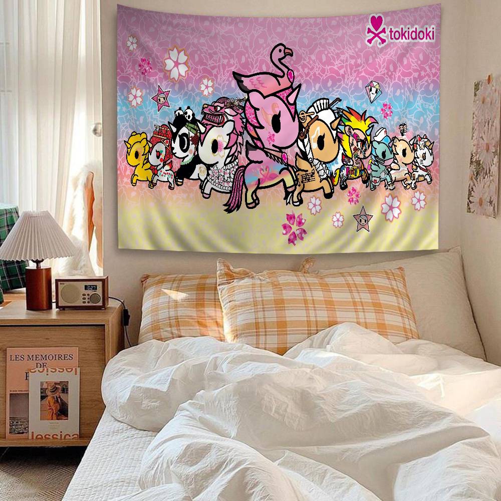 Famous Brand Kawaii T-Tokidoki Hippie Wall Hanging Tapestries For Living Room Home Dorm Decor Art Home Decor