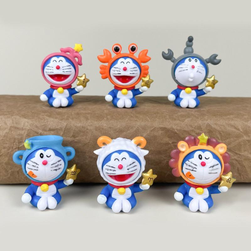 Action Doraemon Figure Cartoon Model Toy Decoration Doll Children Gifts Ornament