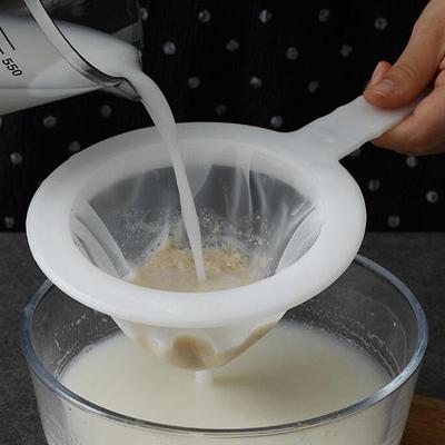 Kitchen Ultra-fine Mesh Strainer Kitchen Nylon Mesh Filter Spoon For Suitable For Soy Milk Coffee
