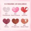 6 Colors Lip Stain Hydrating Lip Oil, Fat Oil Lip Drip Hydrating Lip Glow Oil Moisturizing Lip Gloss Lasting Tinted Plumping Lip Oil
