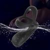 Men's Prostate Massager with Silicone Vibration and Three-Ring Design