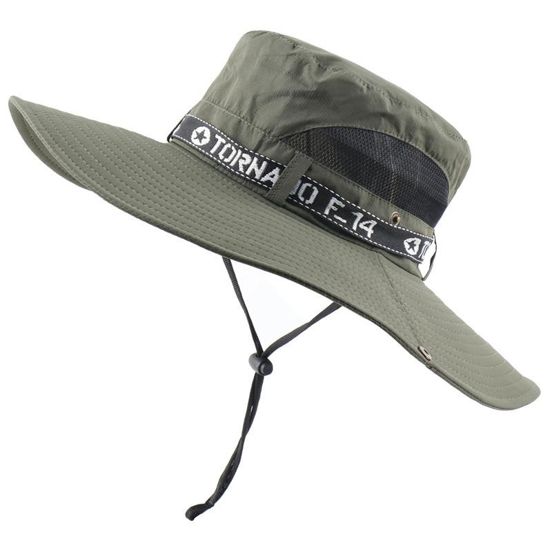 Men and Women Spring and Summer Big Brim Sun Hat Sunscreen Bucket Hat Outdoor Mountaineering Travel Hat Breathable Fishing Hat Sun Hat