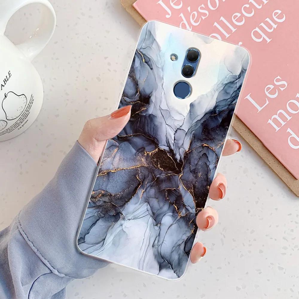 

For Huawei Mate 20 Lite Case Cover Chic Girl Marble Silicone Clear Phone Case on Mate 20 Lite Protective Bumper For Mate20 Lite Mate 20 Lite