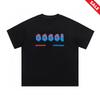 Luxury Trendy Pixel Logo Print Cotton TShirt Premium Unisex Crew Neck Top with Brand Letter Detail for HighEnd Fashion