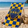Boca Football Club Printed Microfiber Beach Towel, Soft And Absorbent, Quick-Dry, Ideal for Summer Travel, Beach Essential, Swimming Pool
