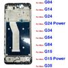 Estrutura Média do Ecrã LCD Painel de Placa LCD Estrutura da Moldura Capa da Carcaça Para Motorola Moto G04 G05 G14 G24 G24 G34 G54 G84 G15 G35 G45 Power