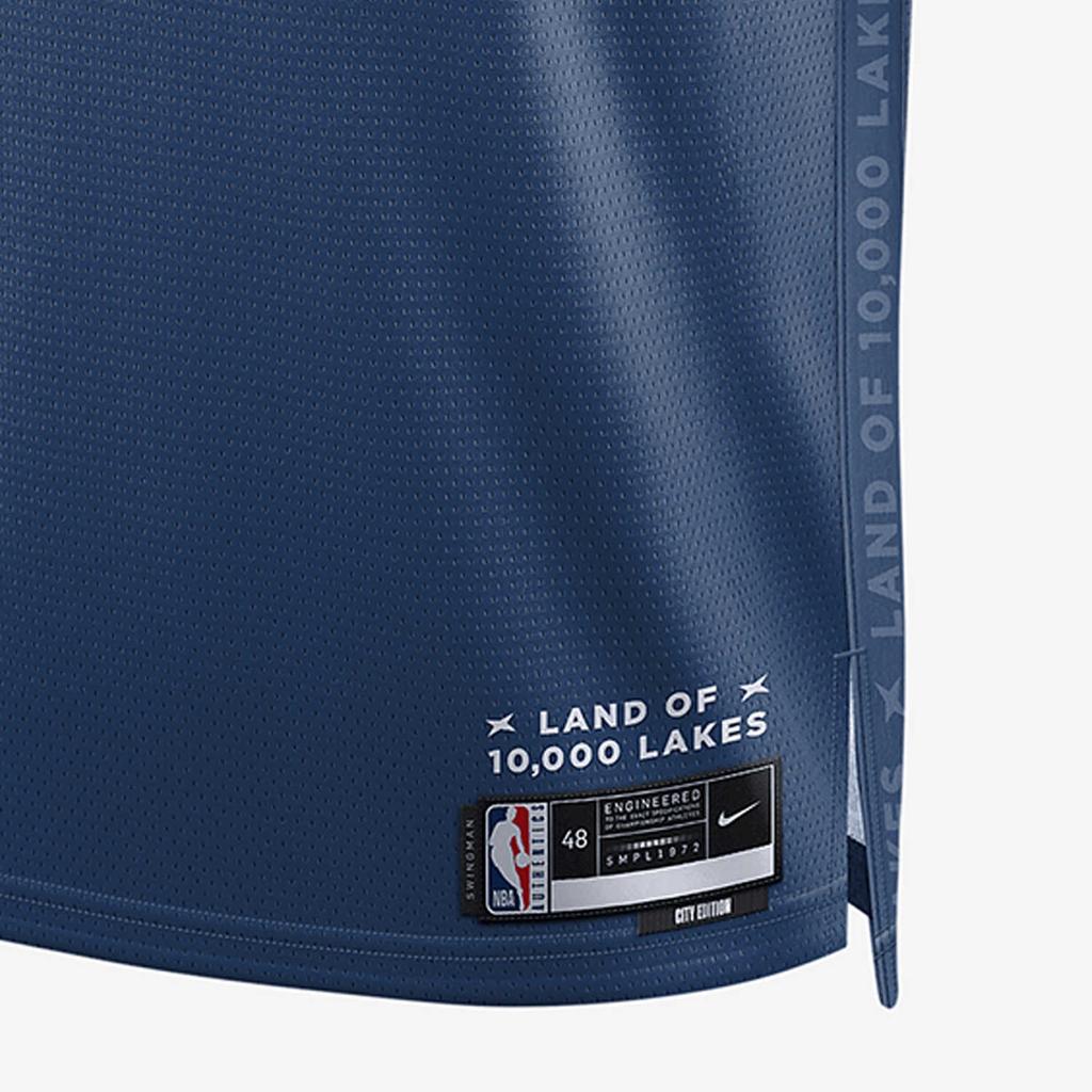 Nike X NBA Minnesota Timberwolves City Edition 2324 Swingman Jersey 'Anthony Edwards 5' Men's DX8510-481