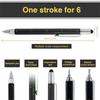 Gadgets Screen Touch Spirit Level Capacitive Pen Woodworking Pen Multi-functional Pen Ballpoint Pen