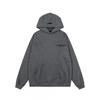 Unisex Oversized Hooded Sweatshirt Jogger Pants Set Cotton Fleece Lined Letter Print Casual Streetwear