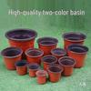 Large Disposable Seedling and Flower Pot, Double Color, Soft Plastic