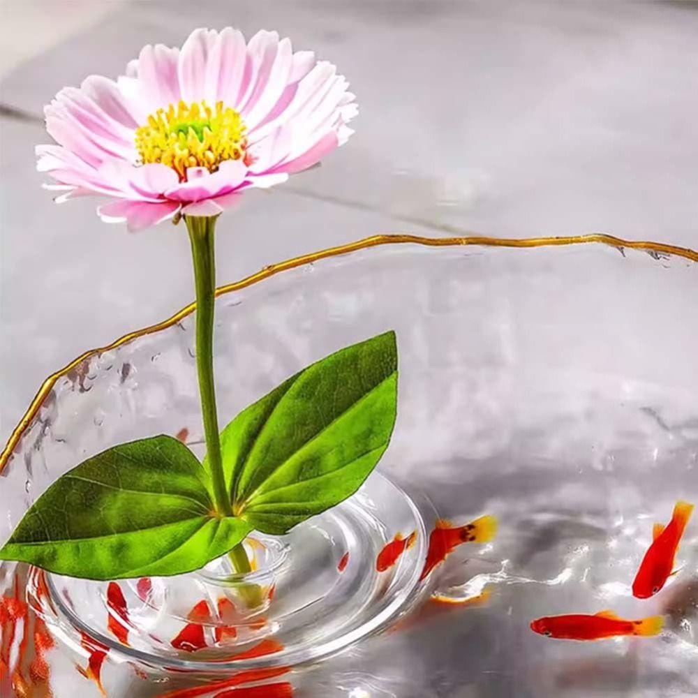 DIY Drijvende Bloemschikhouder Bloemen Hydroponische Containers Drijvende Bloemenschikker Duidelijke Drijvende Bloemenkom
