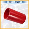 3" ID 6" Length 4-Ply Reinforced High Temp Straight Coupler Silicone Reducer Hose Red for Car Intercooler Intake Piping Replacement