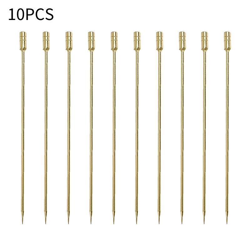 5-10Pcs Creative Stainless Steel Cocktail Picks Martini Picks Juice Decoration Picks Bar Bartending Tools Kitchen Accessories