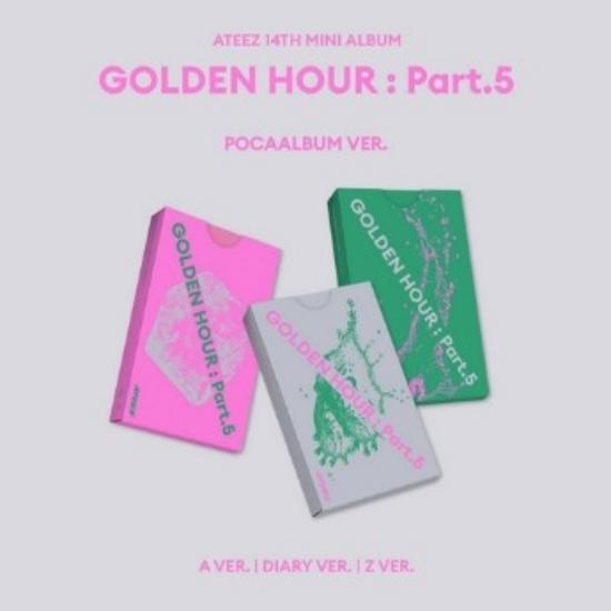 [предзаказ] ATEEZ – GOLDEN HOUR : Часть 5 (ПОКААЛЬБУМ Вер.) A VER.(Pink)