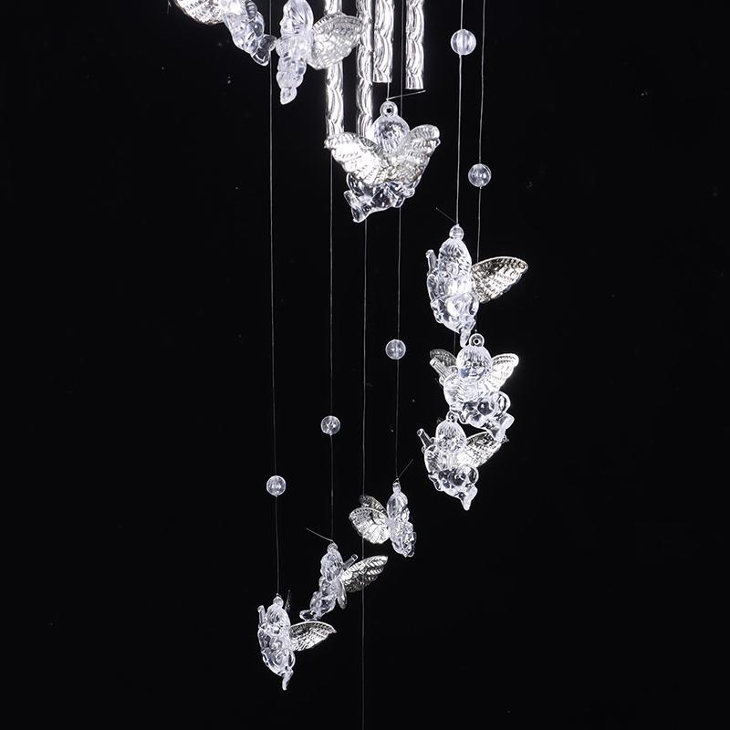 Wind Chimes Yard Gift Good Luck Guardian Angel Metal Bell Hanging Nice Sound